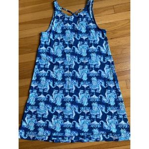 Lily Pulitzer blue elephant sun dress